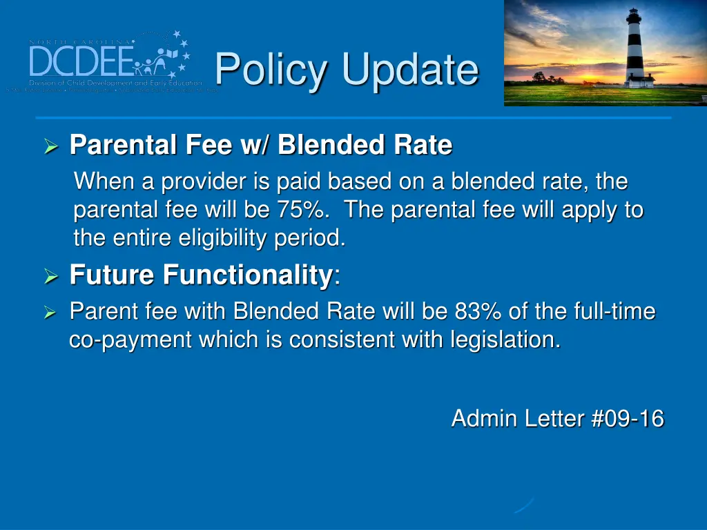 policy update 15