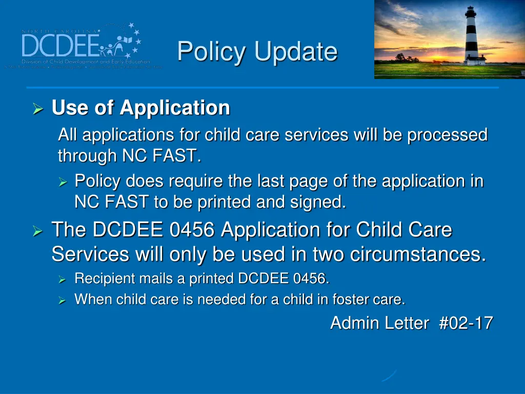 policy update 19