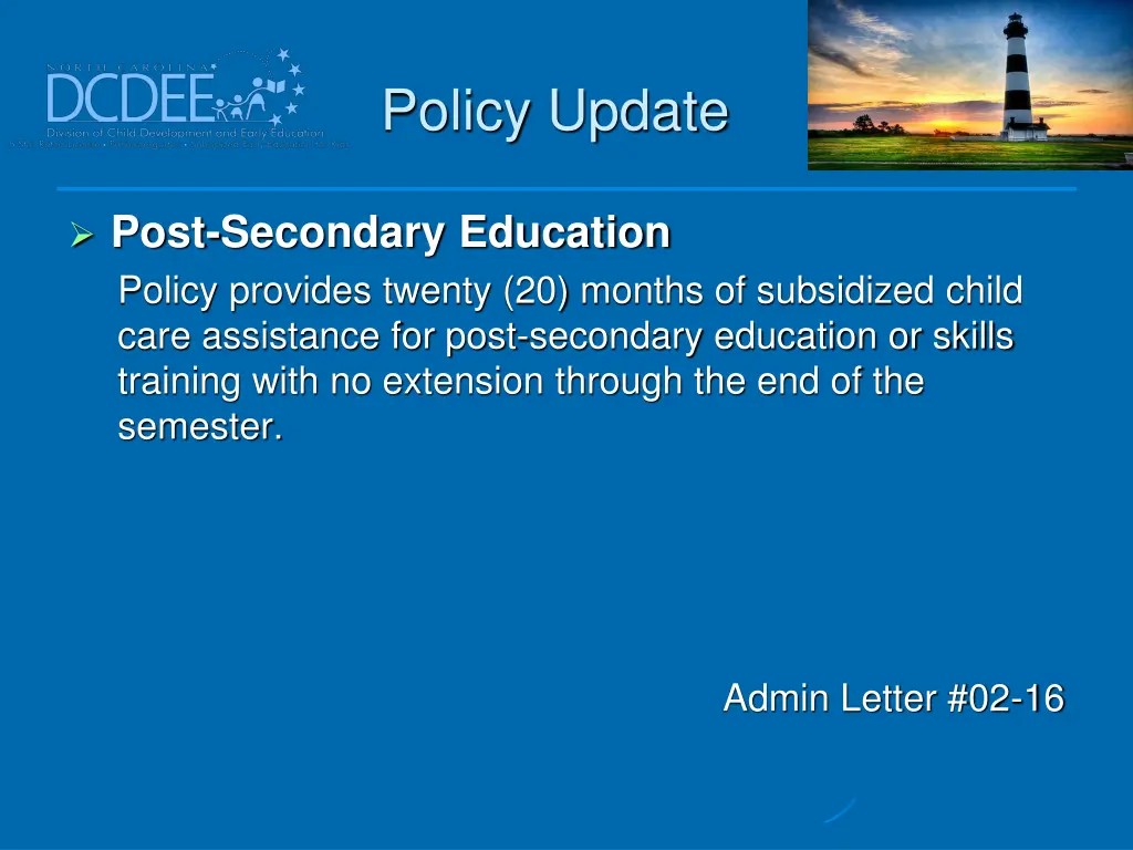 policy update 26