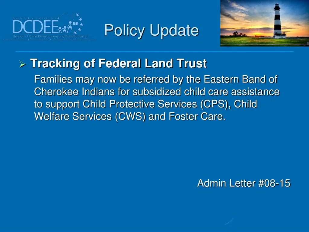 policy update 29