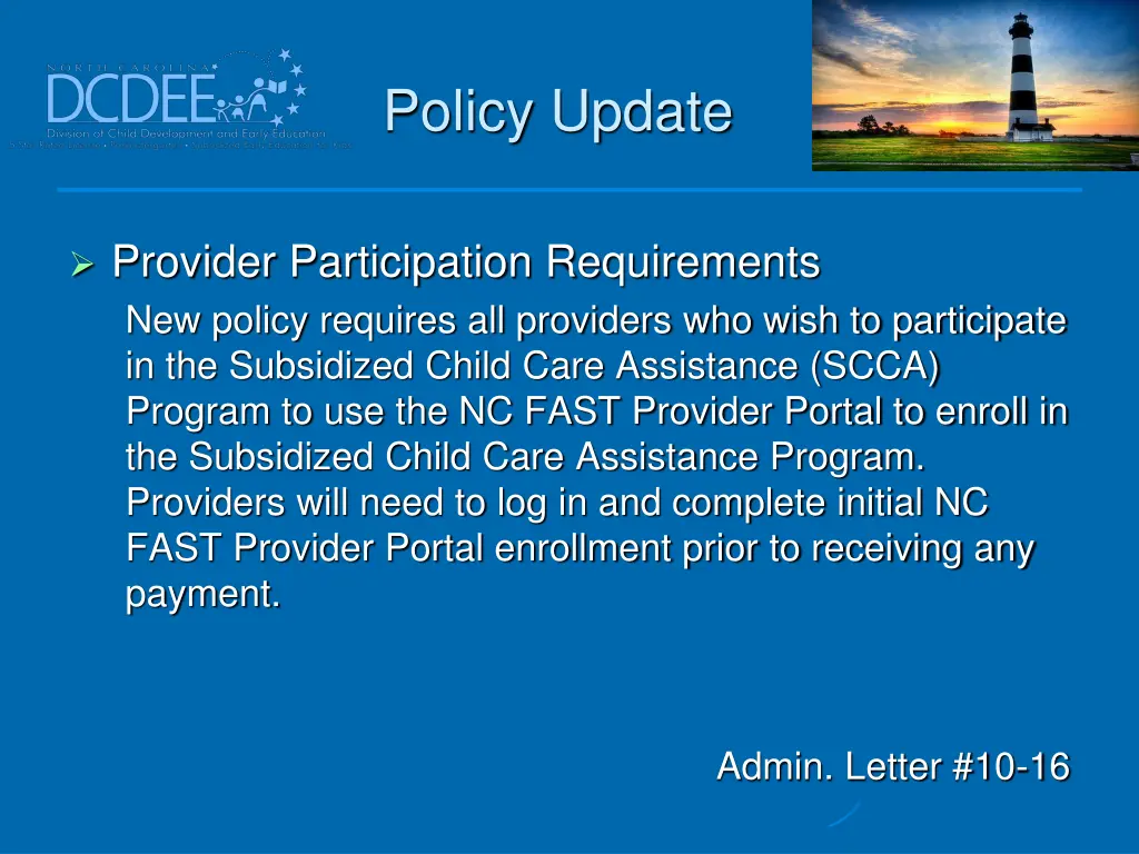 policy update 38
