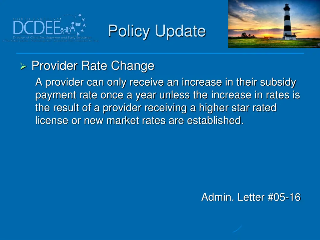 policy update 41