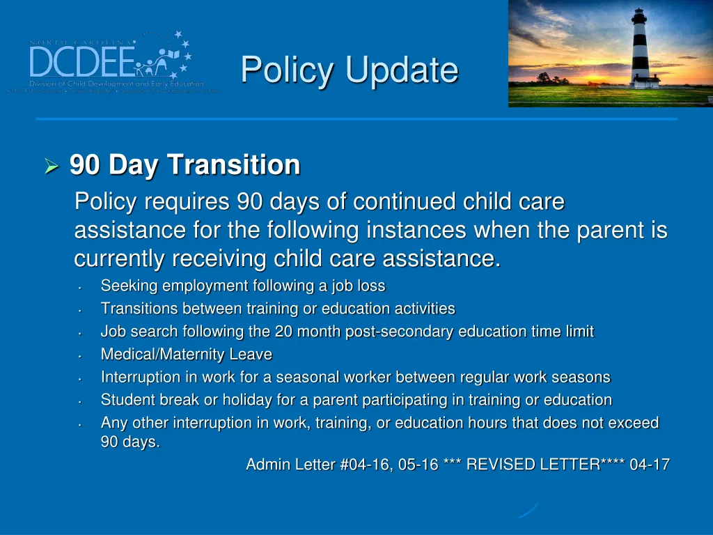 policy update 5