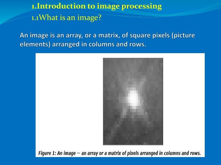 1 introduction to image processing 1 1what