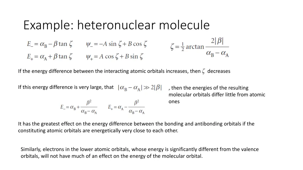 example heteronuclear molecule 1