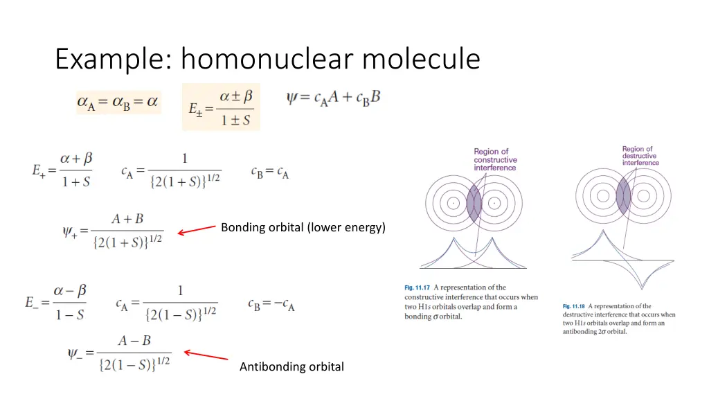 example homonuclear molecule 2