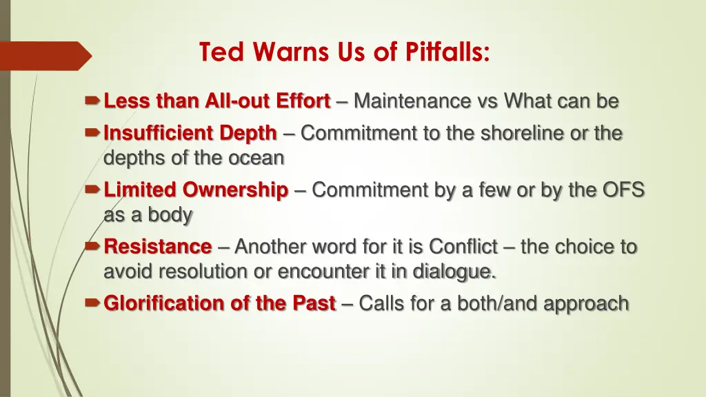 ted warns us of pitfalls