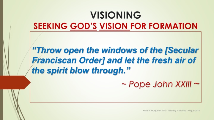 visioning