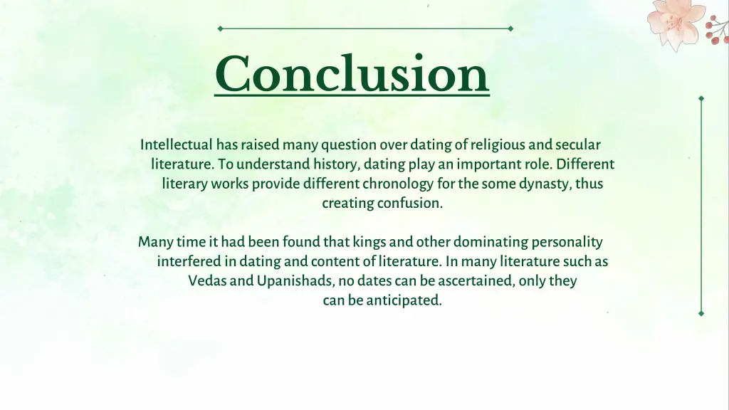 conclusion
