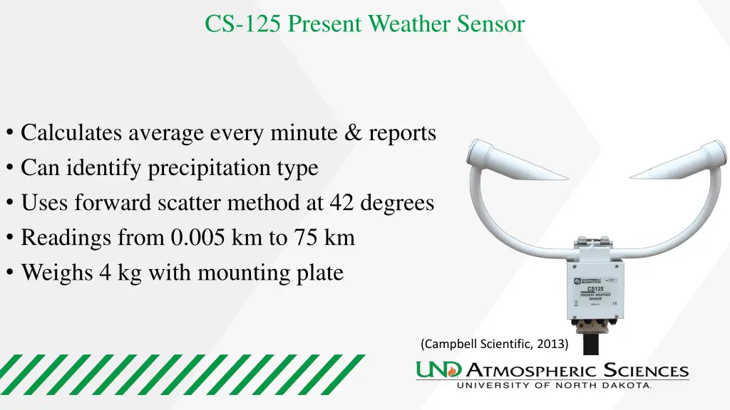 cs 125 present weather sensor