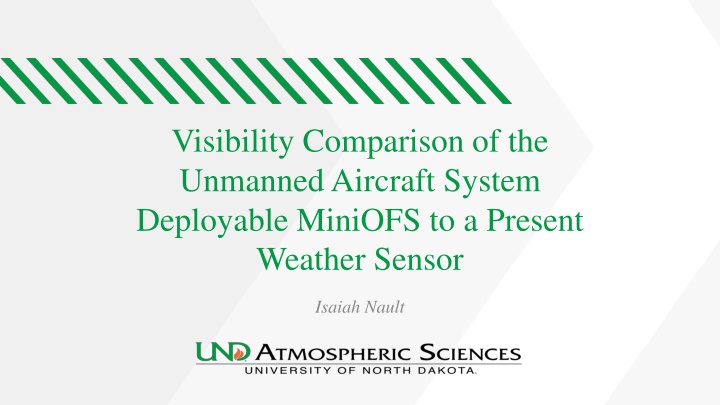 visibility comparison of the unmanned aircraft