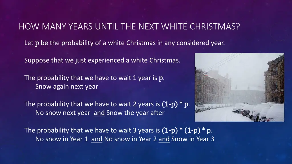 how many years until the next white christmas