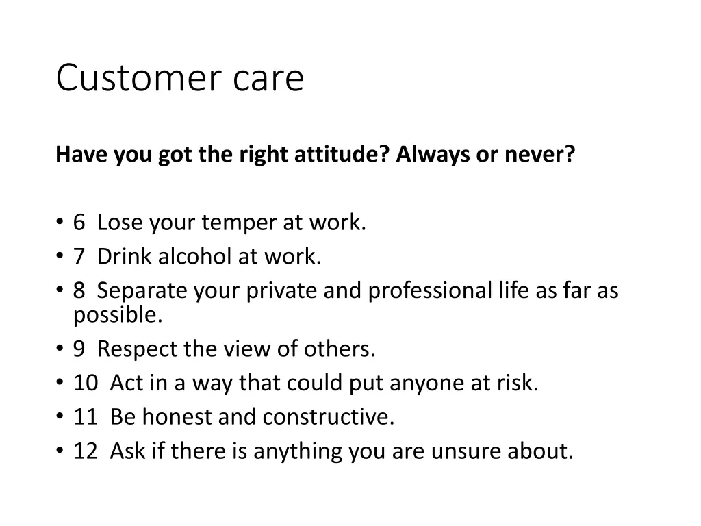customer care 1