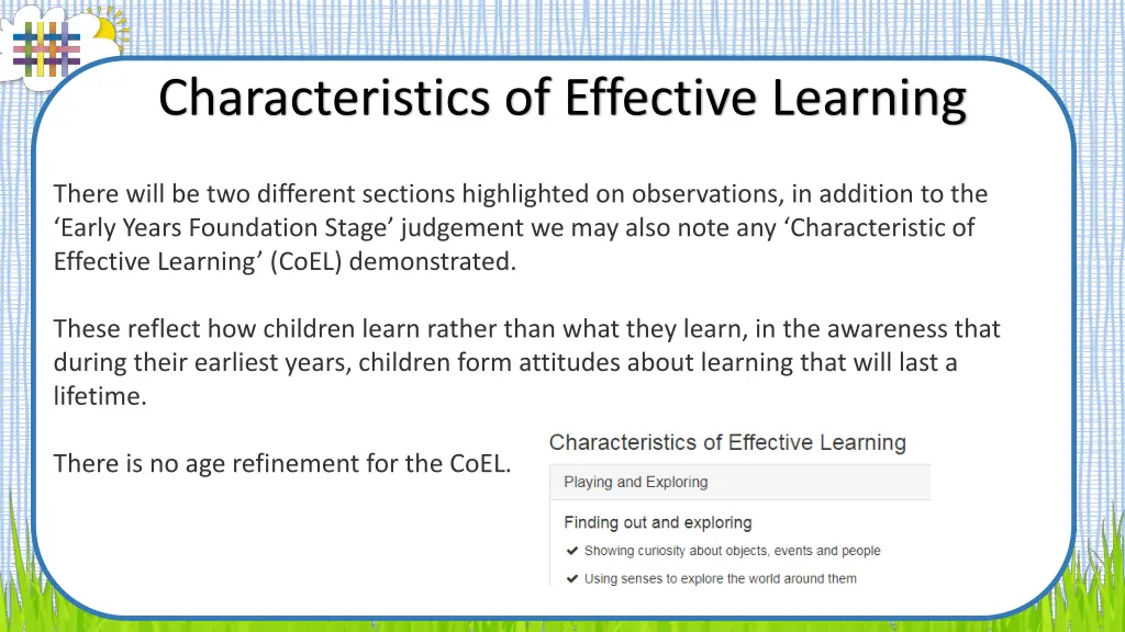 characteristics of effective learning