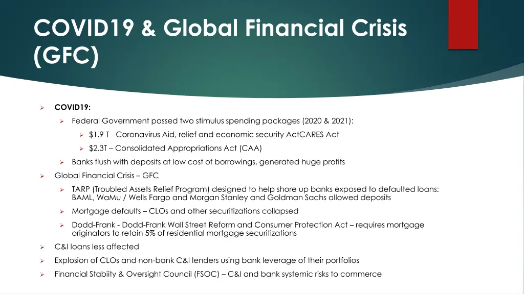 covid19 global financial crisis gfc