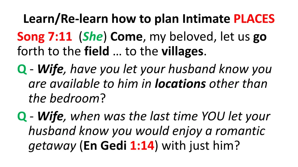 learn re learn how to plan intimate places song
