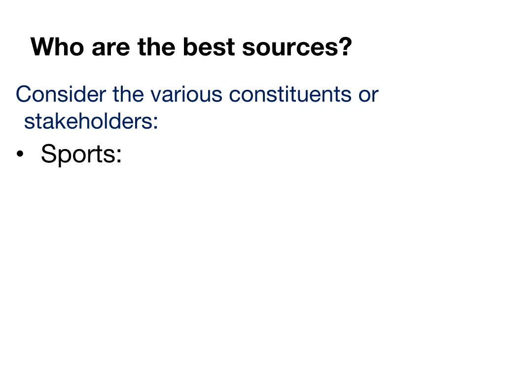 who are the best sources 3