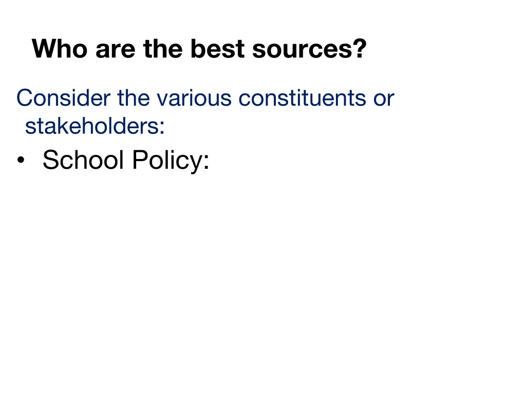 who are the best sources 5