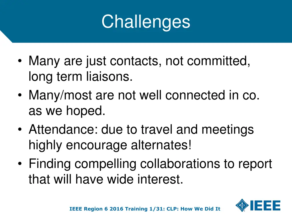 challenges