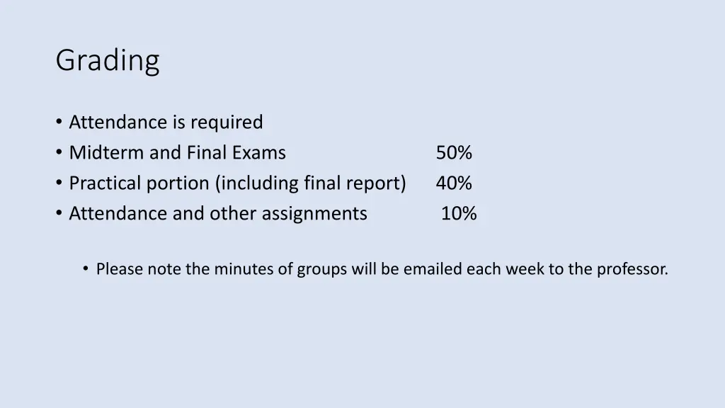 grading