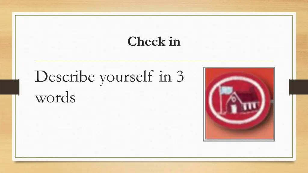 check in