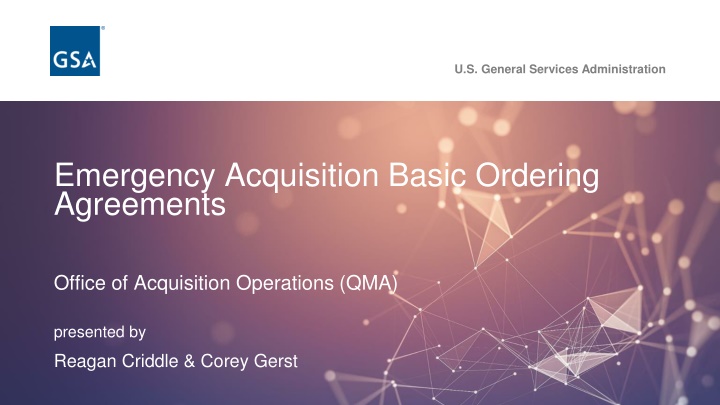u s general services administration