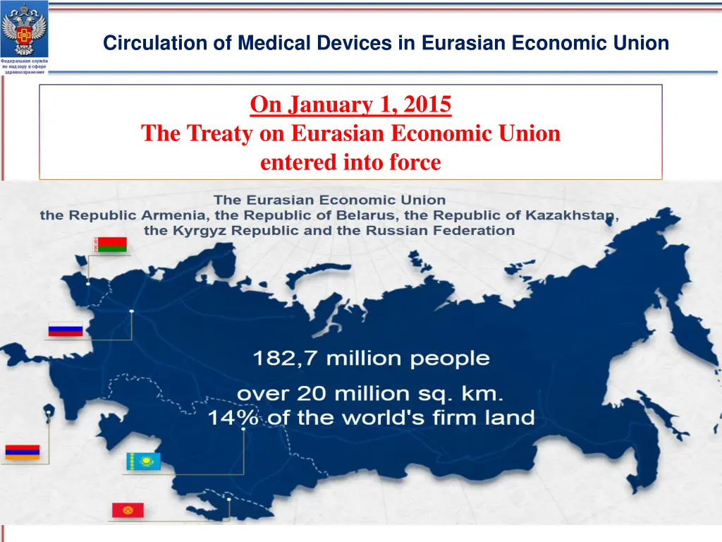circulation of medical devices in eurasian