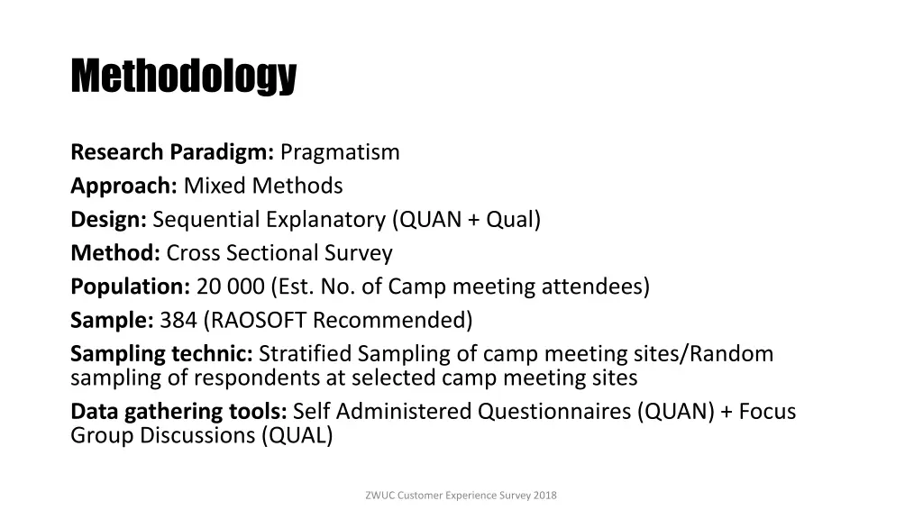 methodology