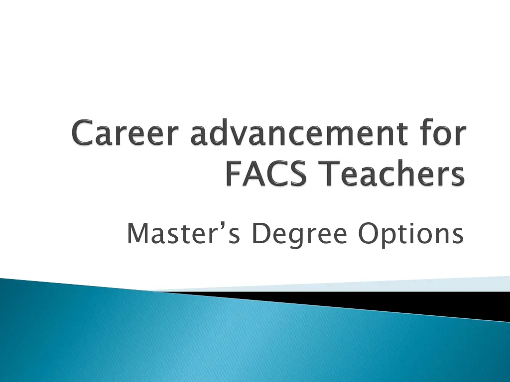 master s degree options