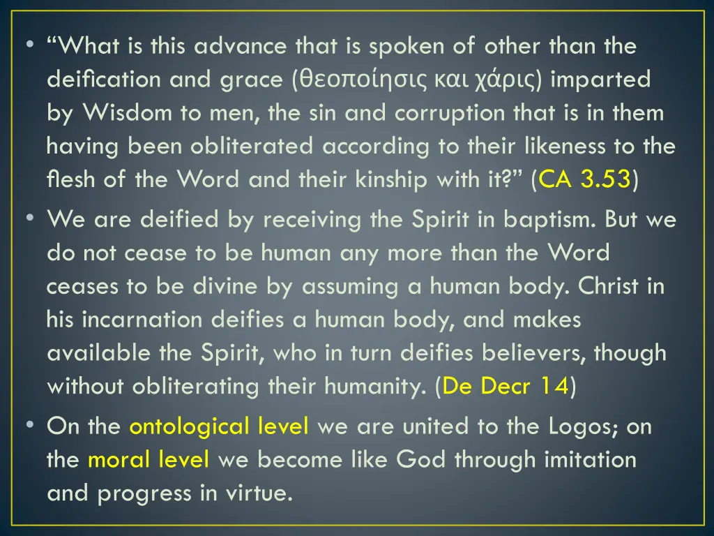 what is this advance that is spoken of other than