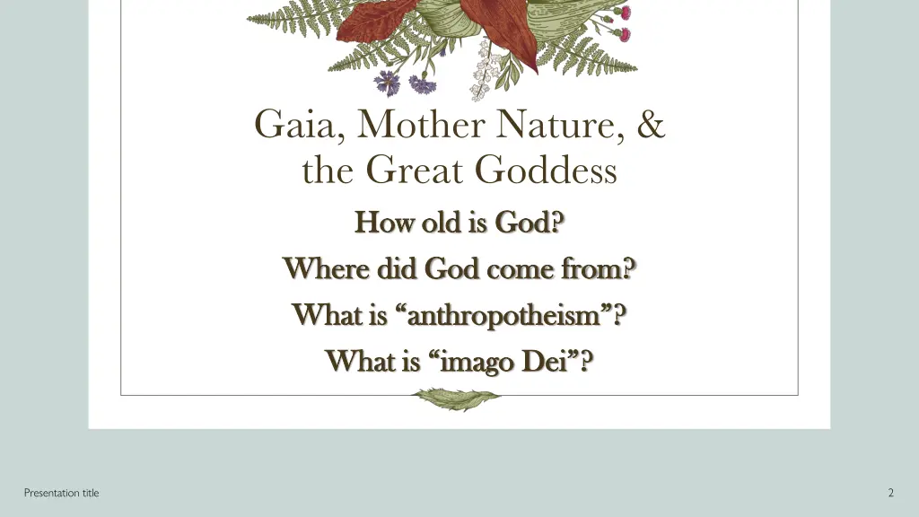 gaia mother nature the great goddess