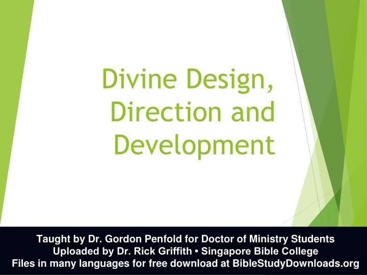 divine design direction and development