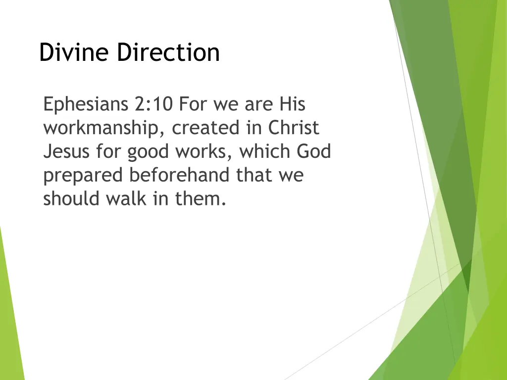 divine direction