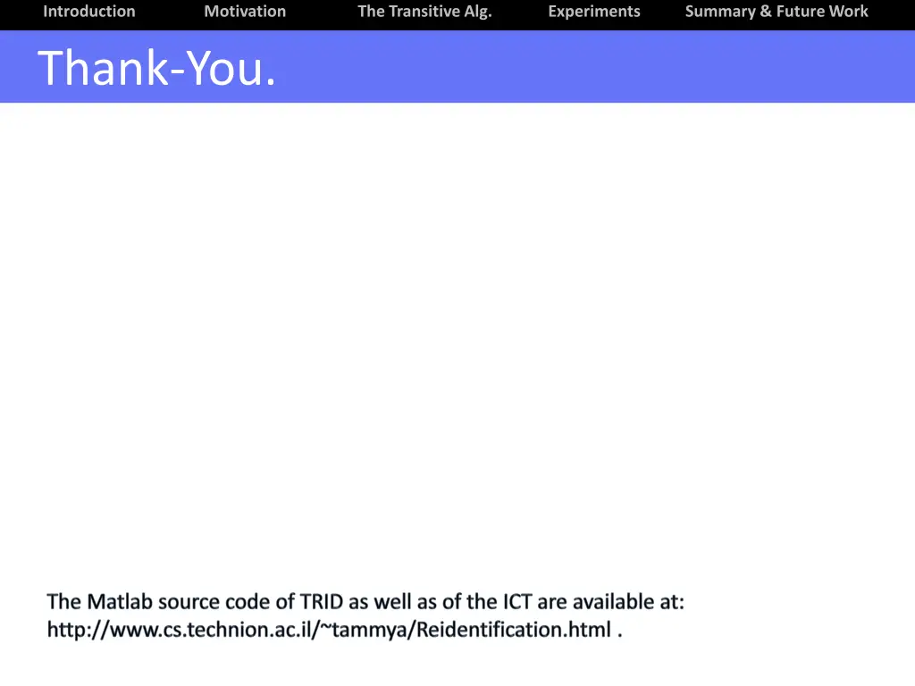 introduction thank you