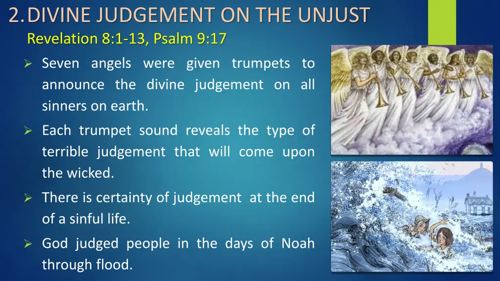 2 divine judgement on the unjust revelation