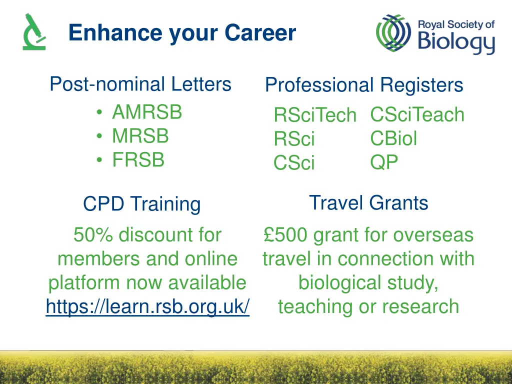 enhance your career