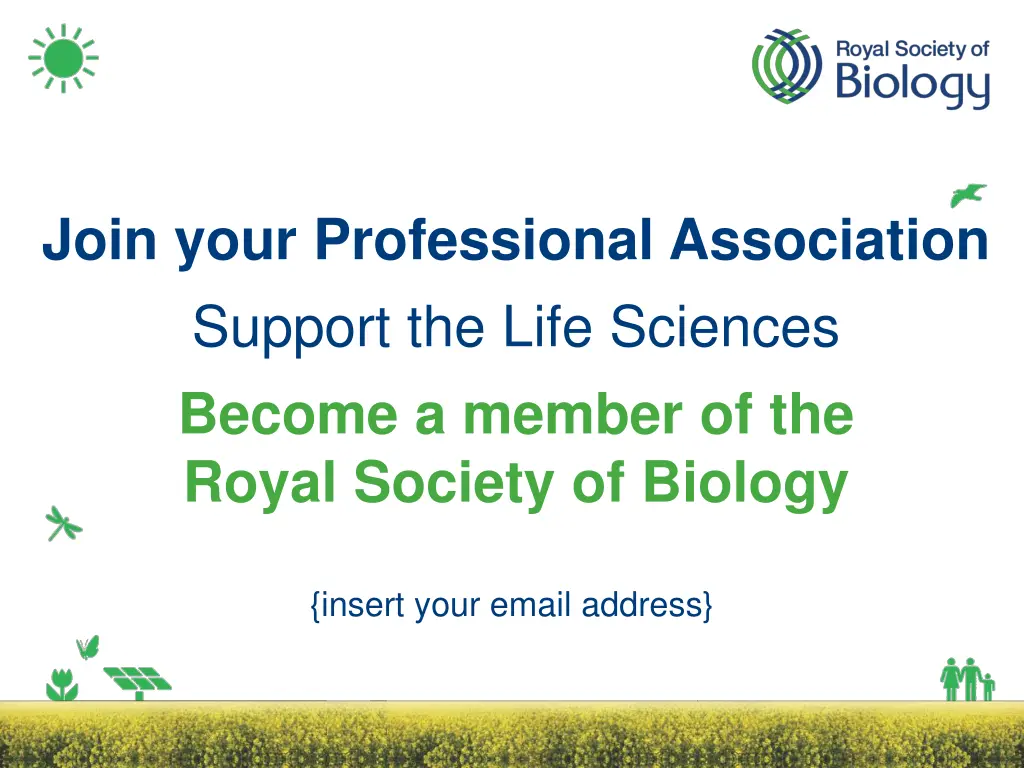 join your professional association support
