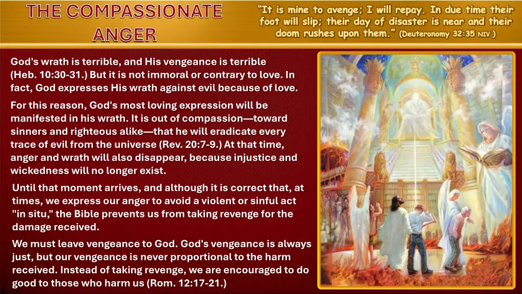 the compassionate anger