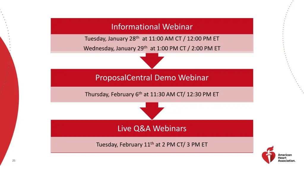 informational webinar