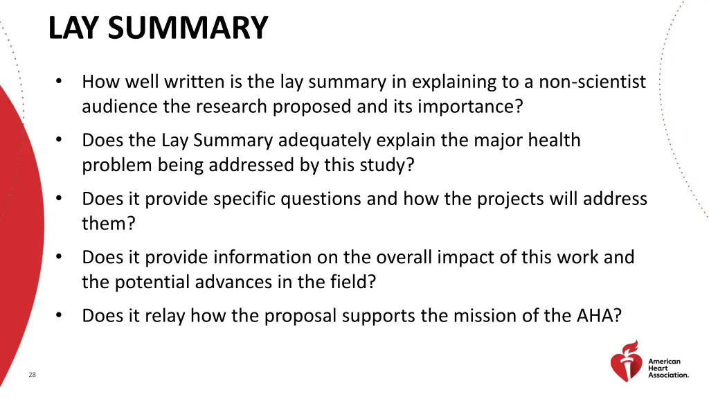 lay summary