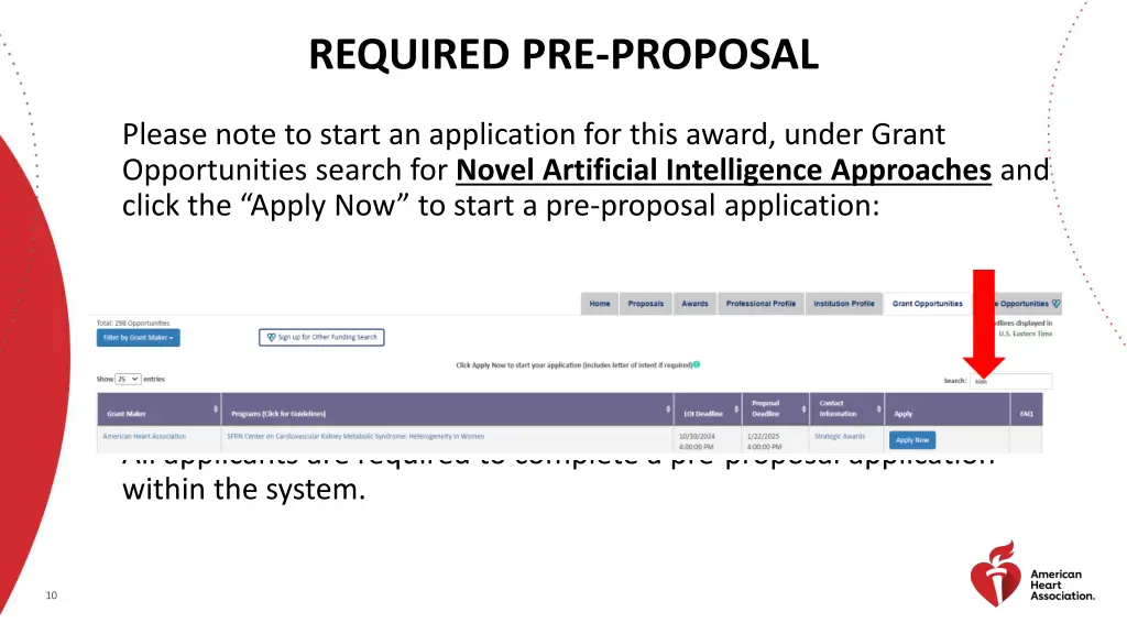 required pre proposal 1