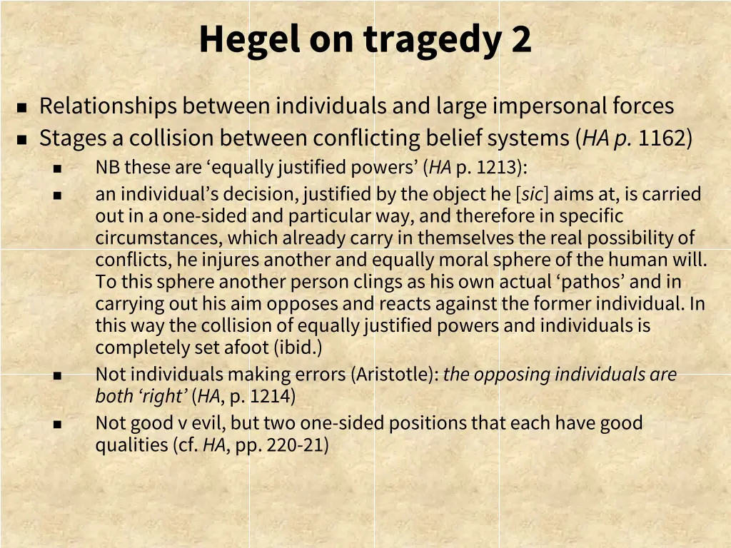 hegel on tragedy 2
