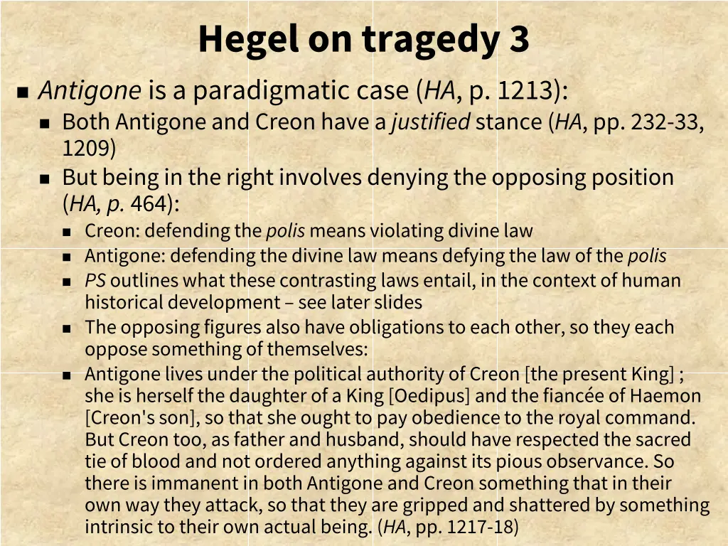 hegel on tragedy 3