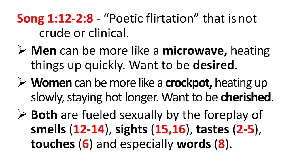 song 1 12 2 8 poetic flirtation that is not crude