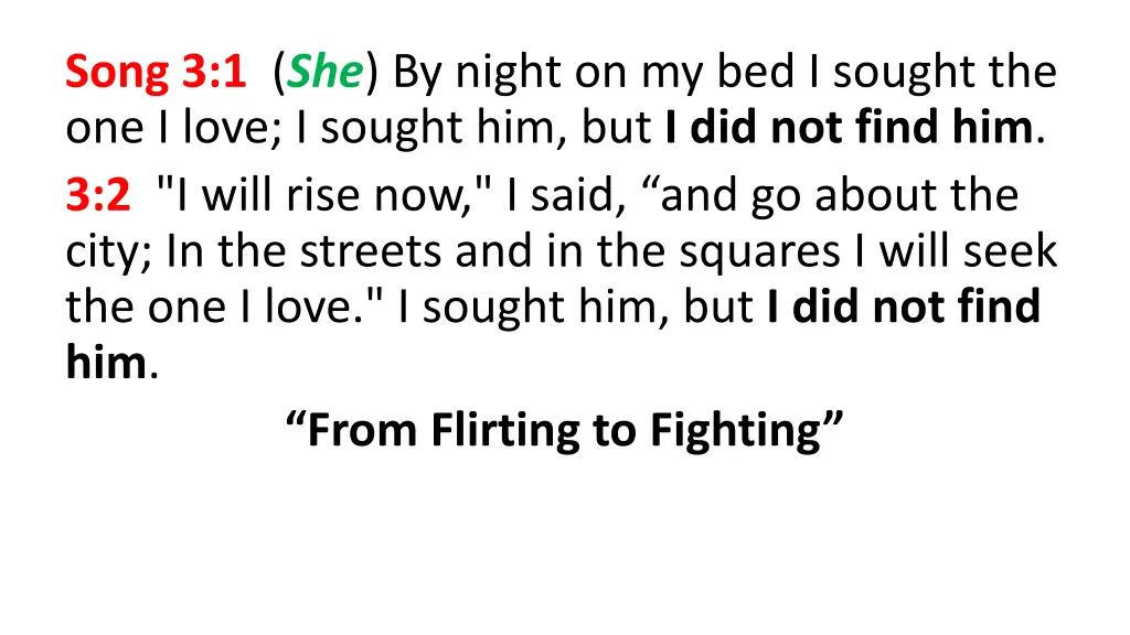 song 3 1 she by night on my bed i sought