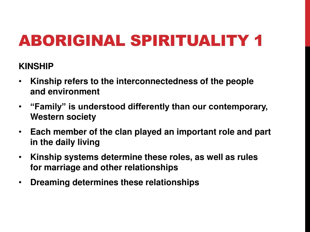 aboriginal spirituality 1 1