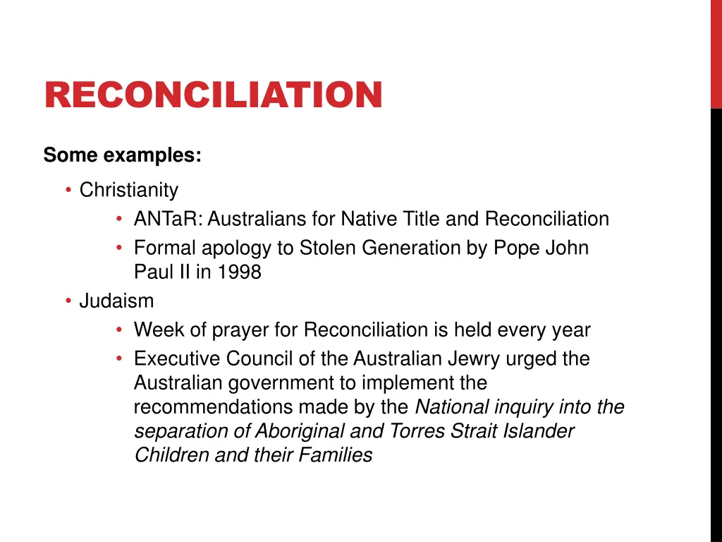 reconciliation 1