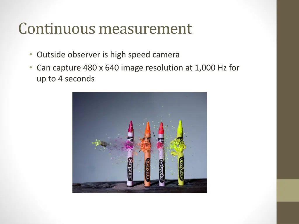 continuous measurement
