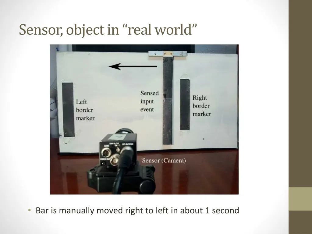 sensor object in real world