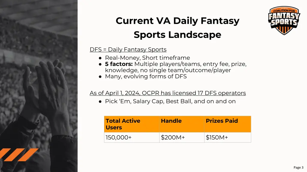 current va daily fantasy sports landscape
